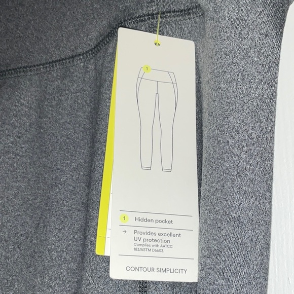 All In Motion Mid-Rise Capri Pants Gray (L/XL)  NWT - Picture 2 of 5